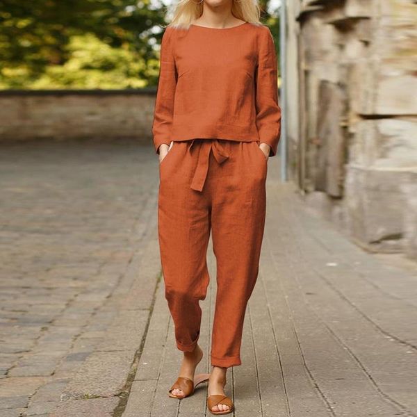 women's two piece pants spring cotton linen women sets elegant o neck shirt and drawstring casual outfits vintage pocket harajuku suits, White
women's two piece pants spring cotton linen women sets elegant o neck shirt and drawstring casual outfits vintage pocket harajuku suits, White