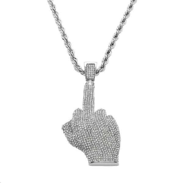 iced out gold silver hip hop bling erect middle finger hands pendant necklace for men gift
iced out gold silver hip hop bling erect middle finger hands pendant necklace for men gift