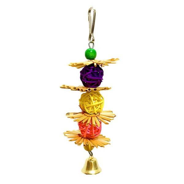 other bird supplies parrot hanging toy chewing bite rattan balls grass swing bell parakeet cage accessories
other bird supplies parrot hanging toy chewing bite rattan balls grass swing bell parakeet cage accessories