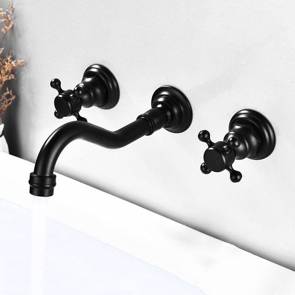 bathroom sink faucets brass faucet black/white/antique and cold mixing tap wall mounted double handle bath
bathroom sink faucets brass faucet black/white/antique and cold mixing tap wall mounted double handle bath