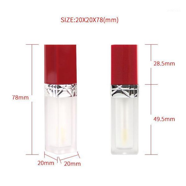 storage bottles & jars 10/50pcs high class red cap lip gloss bottle plastic empty cosmetic oil refillable tube liquid lipstick
storage bottles & jars 10/50pcs high class red cap lip gloss bottle plastic empty cosmetic oil refillable tube liquid lipstick