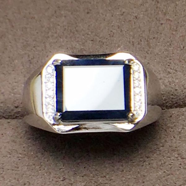 cluster rings per jewelry men ring natural real black sapphire rectangle 10*12mm 6.5ct gemstone 925 sterling silver q20588, Golden;silver
cluster rings per jewelry men ring natural real black sapphire rectangle 10*12mm 6.5ct gemstone 925 sterling silver q20588, Golden;silver