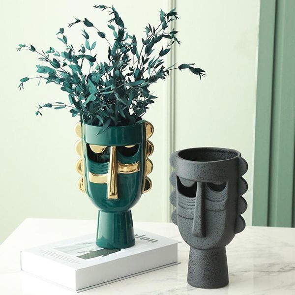 decorative objects & figurines ins creative face art openwork vase furnishings flower arrangement living room floral ceramic decoration orna
decorative objects & figurines ins creative face art openwork vase furnishings flower arrangement living room floral ceramic decoration orna