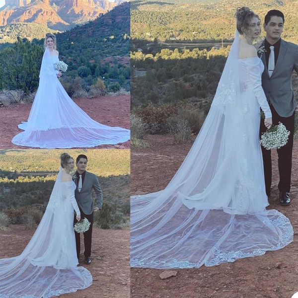 bridal veils 2021 cathedral lace edge wedding accessories studio po taking with hair combs custom made long appliques, Black
bridal veils 2021 cathedral lace edge wedding accessories studio po taking with hair combs custom made long appliques, Black