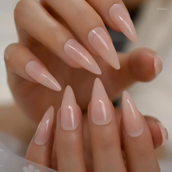 24pcs natural nude point stiletto false nail tips acrylic salon full cover artificial press on fake nails with glue sticker1, Red;gold
24pcs natural nude point stiletto false nail tips acrylic salon full cover artificial press on fake nails with glue sticker1, Red;gold
