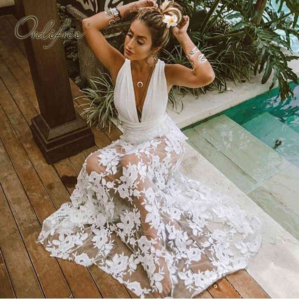 summer women long transparent white lace backless sleeveless maxi tunic beach dress 210415, Black;gray
summer women long transparent white lace backless sleeveless maxi tunic beach dress 210415, Black;gray