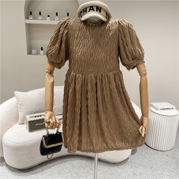 dresses springtime female niche design fashion bubble temperament loose white dress, Black;gray
dresses springtime female niche design fashion bubble temperament loose white dress, Black;gray