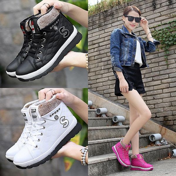boots woman women's over-the-knee winter shoes women platform ankle sneakers tennis flat outdoor zapatos, Black
boots woman women's over-the-knee winter shoes women platform ankle sneakers tennis flat outdoor zapatos, Black
