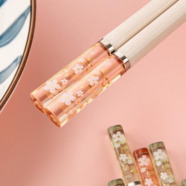 chopsticks 5 pair high temperature resistant non-slip japanese sakura household reusable for sushi hashi sticks tableware 
chopsticks 5 pair high temperature resistant non-slip japanese sakura household reusable for sushi hashi sticks tableware