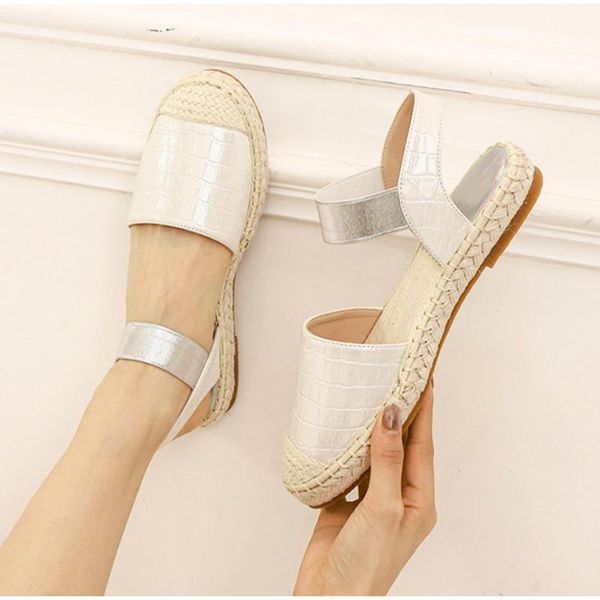 sandals retro women soft soles straw weave solid wrap toe flat loafers ladies slip on comfort 2021 summer shoes female, Black
sandals retro women soft soles straw weave solid wrap toe flat loafers ladies slip on comfort 2021 summer shoes female, Black
