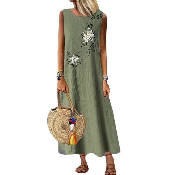 vintage womens floral printed loose dress casual o-neck sleeveless -5xl maxi long dresses female beachwear vestidos, Black;gray
vintage womens floral printed loose dress casual o-neck sleeveless -5xl maxi long dresses female beachwear vestidos, Black;gray