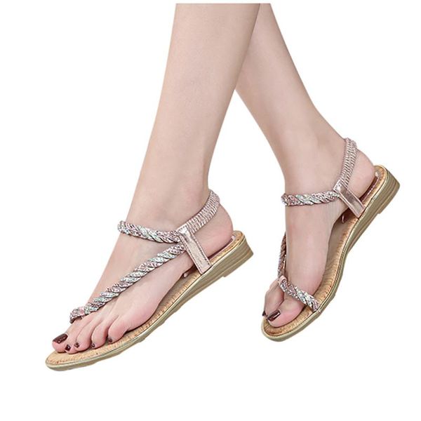 2021 women shoes crystal casual wedges elastic band bohemian beach woman sandals beach ladies shoe female summer 1, Black
2021 women shoes crystal casual wedges elastic band bohemian beach woman sandals beach ladies shoe female summer 1, Black
