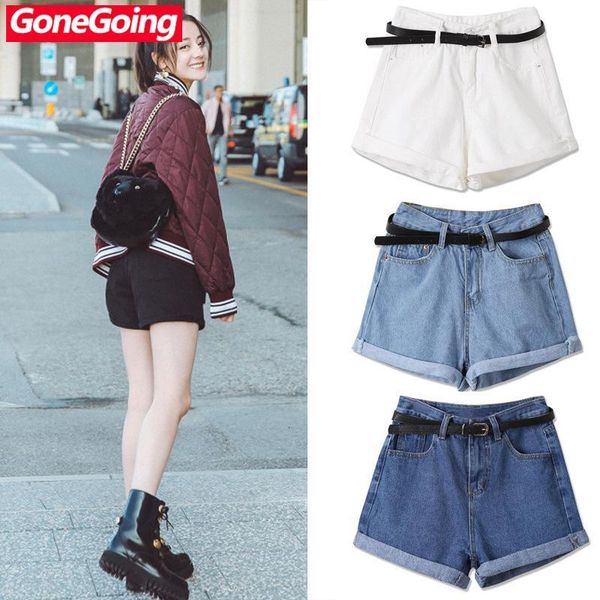 women's shorts gonegoing 2021 summer women denim shorts street wear denim blue eae high waist shorts 0505, White;black
women's shorts gonegoing 2021 summer women denim shorts street wear denim blue eae high waist shorts 0505, White;black