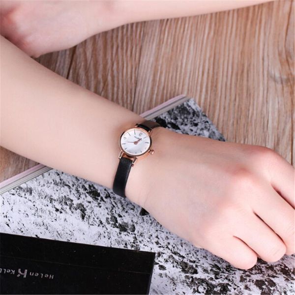wristwatches women watches vintage small dial watch sweet leather strap casual women's bracelet quartz ladies clock wrist, Slivery;brown
wristwatches women watches vintage small dial watch sweet leather strap casual women's bracelet quartz ladies clock wrist, Slivery;brown