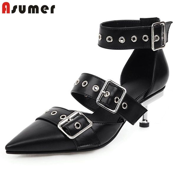 big size 48 gladiator sandals women est buckle pointed toe summer shoes thin high heels fashion party woman, Black
big size 48 gladiator sandals women est buckle pointed toe summer shoes thin high heels fashion party woman, Black