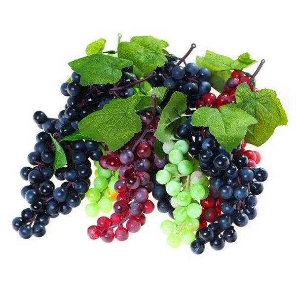 artificial grapes plastic soft fake fruit grape cluster for home kitchen party wedding decoration
artificial grapes plastic soft fake fruit grape cluster for home kitchen party wedding decoration