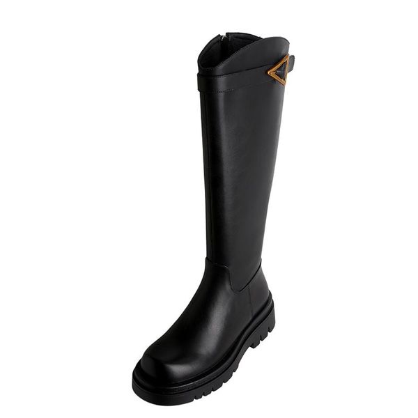 boots metal triangle buckle women knee high zip thick platform heels 2021 fall winte round toe concise party female shoes, Black
boots metal triangle buckle women knee high zip thick platform heels 2021 fall winte round toe concise party female shoes, Black