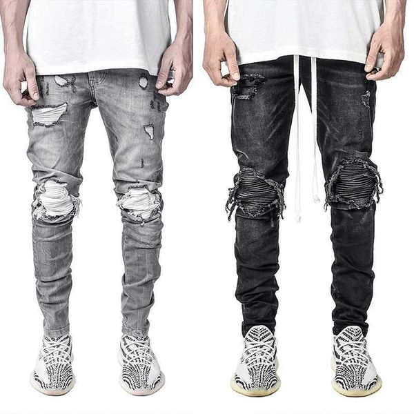 men's black jeans, motorcycle pants, retro, broken edges, fashion, brand, designer, Blue
men's black jeans, motorcycle pants, retro, broken edges, fashion, brand, designer, Blue
