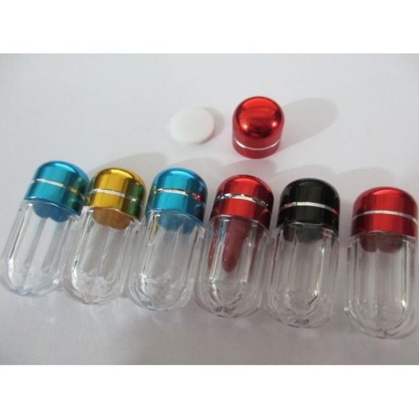 one capsule small transparent bottle, complete color
one capsule small transparent bottle, complete color