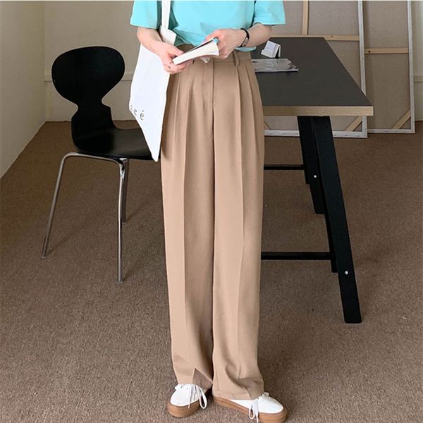 sml 4colors korean style solid color suit wide leg trouser female summer khaki high waist long pants womens (x1925) 210423, Black;white
sml 4colors korean style solid color suit wide leg trouser female summer khaki high waist long pants womens (x1925) 210423, Black;white