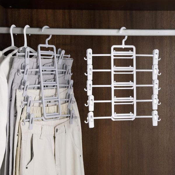 hangers & racks multi layers pants rack plastic clothes hanger seamless multifunctional wardrobe space save
hangers & racks multi layers pants rack plastic clothes hanger seamless multifunctional wardrobe space save