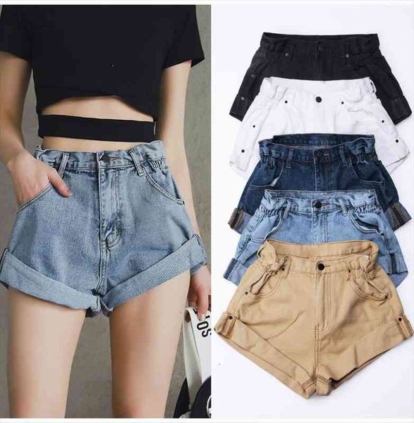 denim shorts women short jeans khaki wide leg elastic waist vintage high waist shorts women casual denim, White;black
denim shorts women short jeans khaki wide leg elastic waist vintage high waist shorts women casual denim, White;black