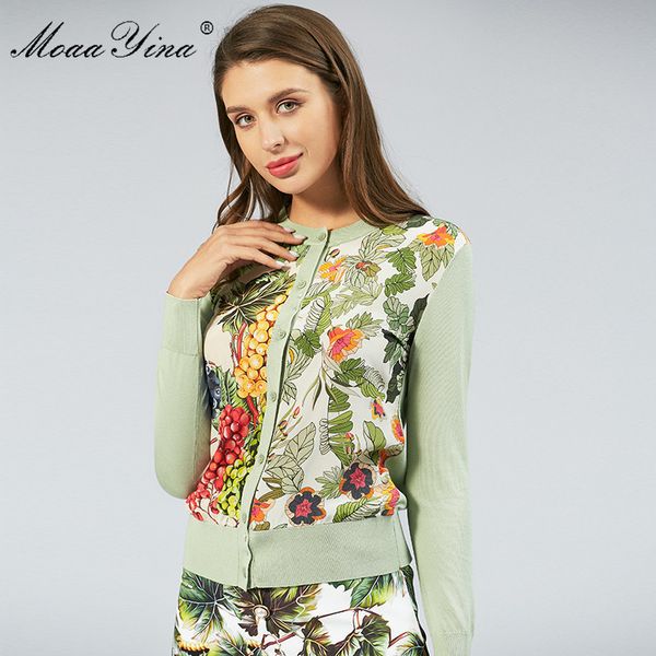 fashion spring autumn long sleeve knitting women's elegant grape floral print silk wool sweater 210524, White
fashion spring autumn long sleeve knitting women's elegant grape floral print silk wool sweater 210524, White