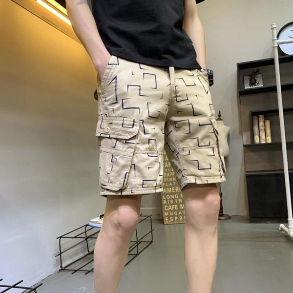 casual shorts men summer fashion leisure elegance all-matched multi-pockets printing zipper pants men's clothing 2021, White;black
casual shorts men summer fashion leisure elegance all-matched multi-pockets printing zipper pants men's clothing 2021, White;black
