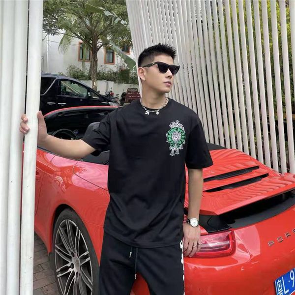 croosin summer new ins fashion brand crosin print cross loose short t-shirt for men and women half sleeve, White;black
croosin summer new ins fashion brand crosin print cross loose short t-shirt for men and women half sleeve, White;black