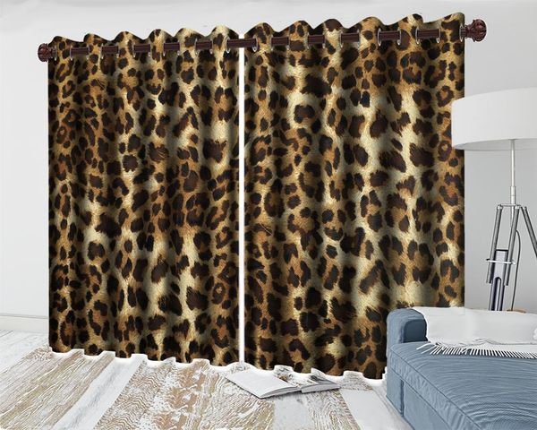 3d window curtain grommet leopard pattern curtains high-end atmospheric blackout for interior decoration & drapes
3d window curtain grommet leopard pattern curtains high-end atmospheric blackout for interior decoration & drapes