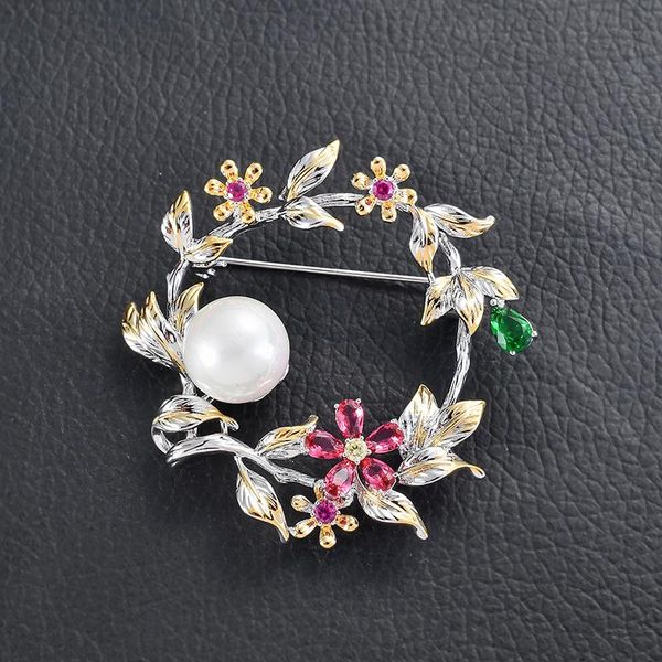 pins, brooches gorgeous wreath brooch pin vintage rhinestone tone floral with pearls flowers for bouquet wedding jewelry broche, Gray
pins, brooches gorgeous wreath brooch pin vintage rhinestone tone floral with pearls flowers for bouquet wedding jewelry broche, Gray