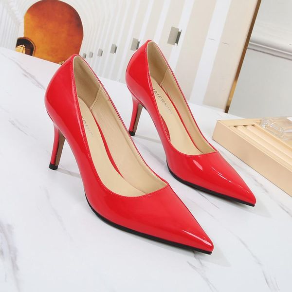 dress shoes women's pumps high heels patent leather stiletto 7.5cm 2021 classic lady wedding party woman big size 35-46, Black
dress shoes women's pumps high heels patent leather stiletto 7.5cm 2021 classic lady wedding party woman big size 35-46, Black