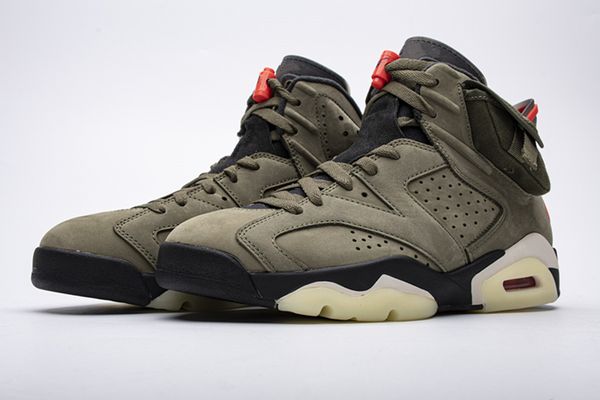 travis scotts x jumpman 6 medium olive basketball shoes designer sports sneakers with original box
travis scotts x jumpman 6 medium olive basketball shoes designer sports sneakers with original box