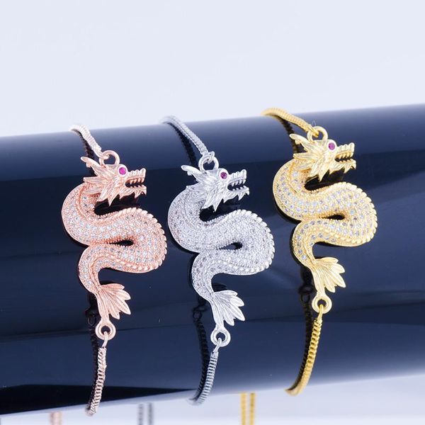 charm bracelets fashion jewelry shining zircon dragon bead bracelet for women men wholesale copper micro pave chain & bangles diy gift, Golden;silver
charm bracelets fashion jewelry shining zircon dragon bead bracelet for women men wholesale copper micro pave chain & bangles diy gift, Golden;silver