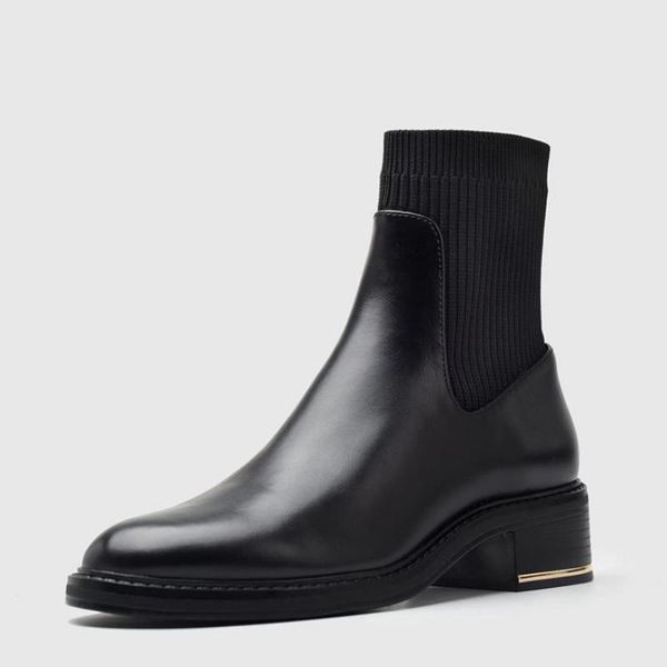 boots 2021 autumn knitting wool elastic medium heel socks round head black women shoes
boots 2021 autumn knitting wool elastic medium heel socks round head black women shoes