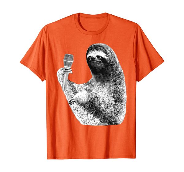 Singer T Shirt Slow Jams Sloth Shirt Sloth Funny Shirt, Mainly pictures