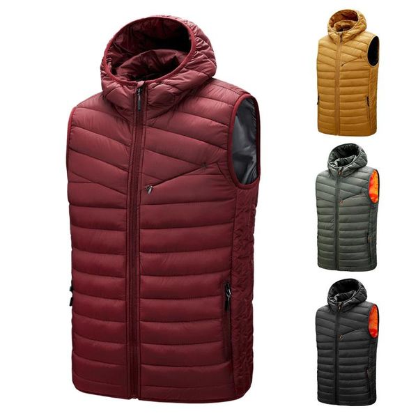 men's vests vest jacket mens winter sleeveless warm zip cardigan hooded with pocket work waistcoat gilet #01, Black;white
men's vests vest jacket mens winter sleeveless warm zip cardigan hooded with pocket work waistcoat gilet #01, Black;white