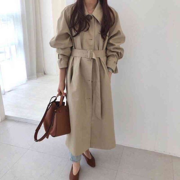 minimalist trench women khaki vintage all match retro elegant ol overcoat chic loose windbreaker coats 210421, Tan;black
minimalist trench women khaki vintage all match retro elegant ol overcoat chic loose windbreaker coats 210421, Tan;black