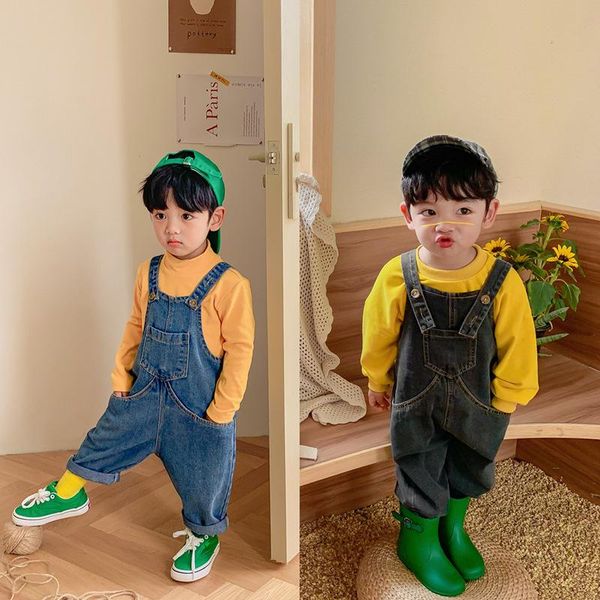 jumpsuits korean style children fashion casual oversized overalls boys girls 2 colors all-match denim bib pants, Blue
jumpsuits korean style children fashion casual oversized overalls boys girls 2 colors all-match denim bib pants, Blue