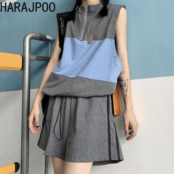 women's tracksuits harajpoo women sets sports suit summer korean version ins trend loose sleeveless vests casual wide leg straight sho, Gray
women's tracksuits harajpoo women sets sports suit summer korean version ins trend loose sleeveless vests casual wide leg straight sho, Gray