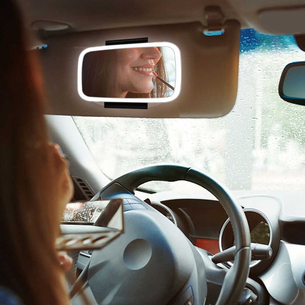 car cosmetic mirror stainless steel portable sun-shading makeup mirror car interior with led light 175*138mm for car decoration
car cosmetic mirror stainless steel portable sun-shading makeup mirror car interior with led light 175*138mm for car decoration