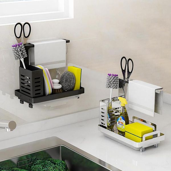 kitchen multi-function storage rack holder table rag dishwashing water drain tray punch sponge soap shelf store frame & organization
kitchen multi-function storage rack holder table rag dishwashing water drain tray punch sponge soap shelf store frame & organization