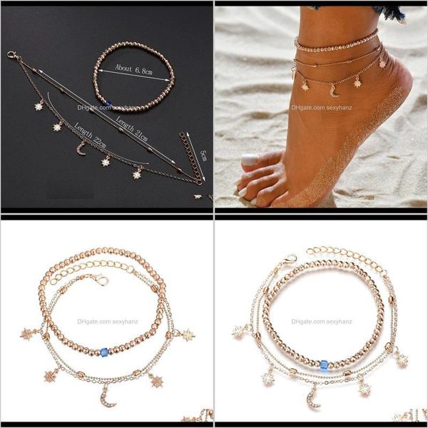 anklets jewelry drop delivery 2021 summer anklets, multi-layer womens beaded star moon anklet women auevf, Red;blue
anklets jewelry drop delivery 2021 summer anklets, multi-layer womens beaded star moon anklet women auevf, Red;blue