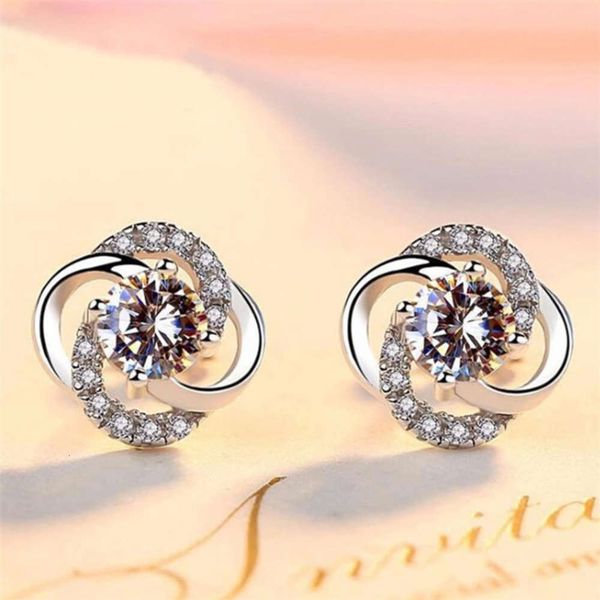 net red clover earrings female silver plated temperament korean personality creative students lovely earrings versatile simple, Black
net red clover earrings female silver plated temperament korean personality creative students lovely earrings versatile simple, Black