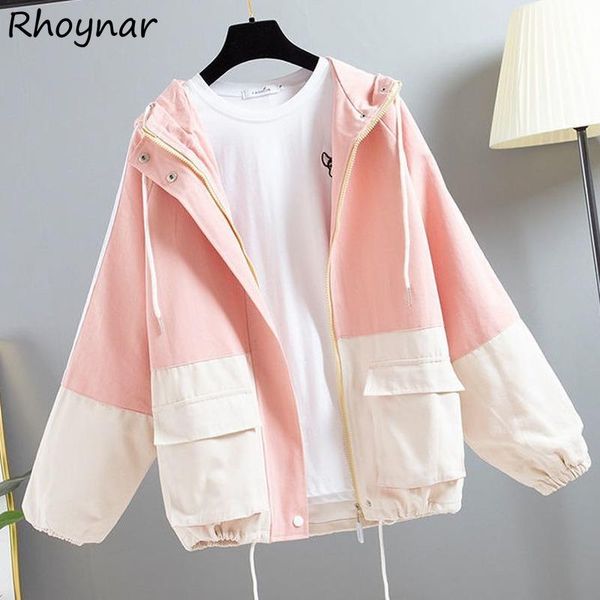 women's jackets women ulzzang zipper outwear cozy loose female all match spliced college lovely streetwear casual stylish ins, Black;brown
women's jackets women ulzzang zipper outwear cozy loose female all match spliced college lovely streetwear casual stylish ins, Black;brown