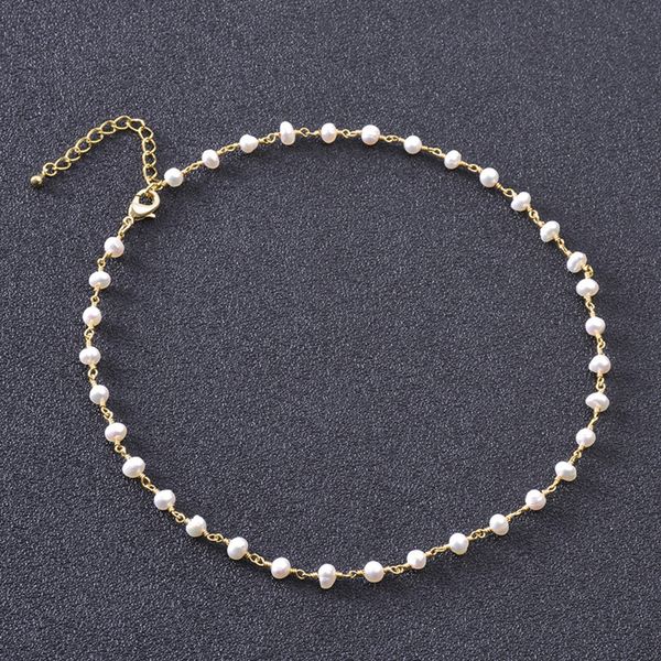 fresh water pearl necklace women's korean fashion temperament jewelry electroplating gold, Black
fresh water pearl necklace women's korean fashion temperament jewelry electroplating gold, Black