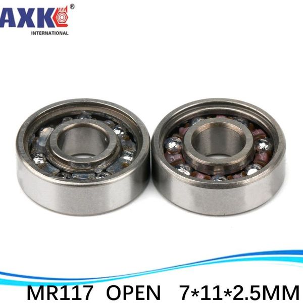 bearings axk miniature bearing mr117 l-1170 open 7*11*2.5 mm for rc hobby and industry smr117 mr117k sus440c 7x11x2.5
bearings axk miniature bearing mr117 l-1170 open 7*11*2.5 mm for rc hobby and industry smr117 mr117k sus440c 7x11x2.5