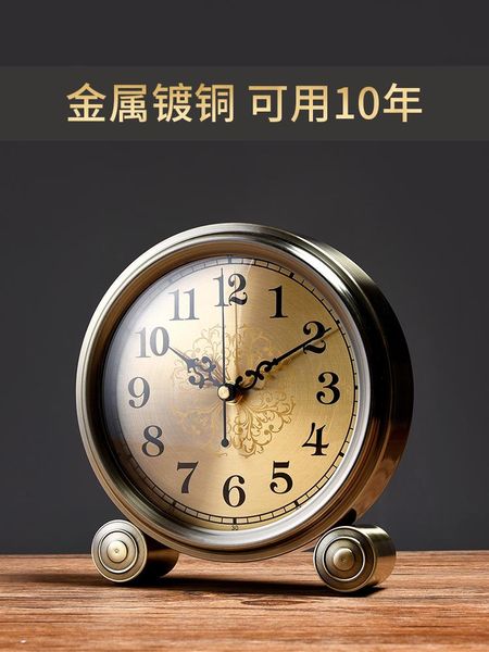 desk & table clocks vintage quartz metal clock round simple art antique deskretro electronic auto small klok home decor by50zz
desk & table clocks vintage quartz metal clock round simple art antique deskretro electronic auto small klok home decor by50zz