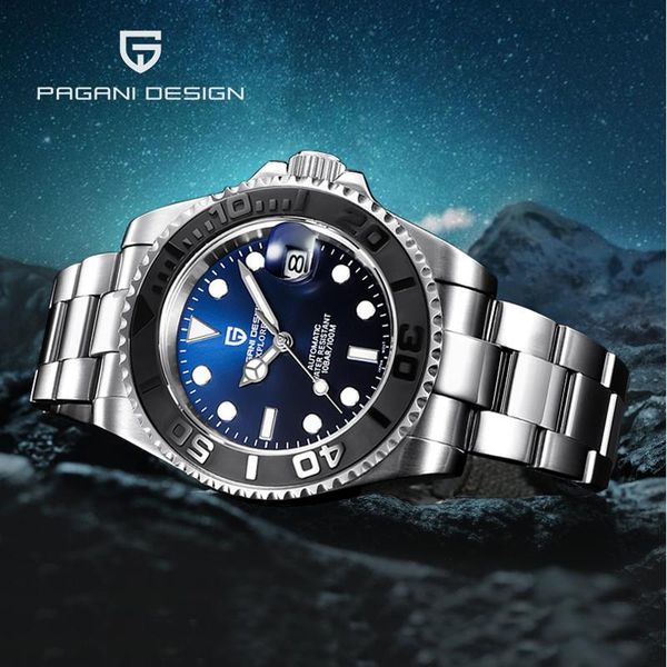 wristwatches pagani design men's watches 2021 luxury automatic machinery waterproof sapphire stainless steel relogio masculino, Slivery;brown
wristwatches pagani design men's watches 2021 luxury automatic machinery waterproof sapphire stainless steel relogio masculino, Slivery;brown