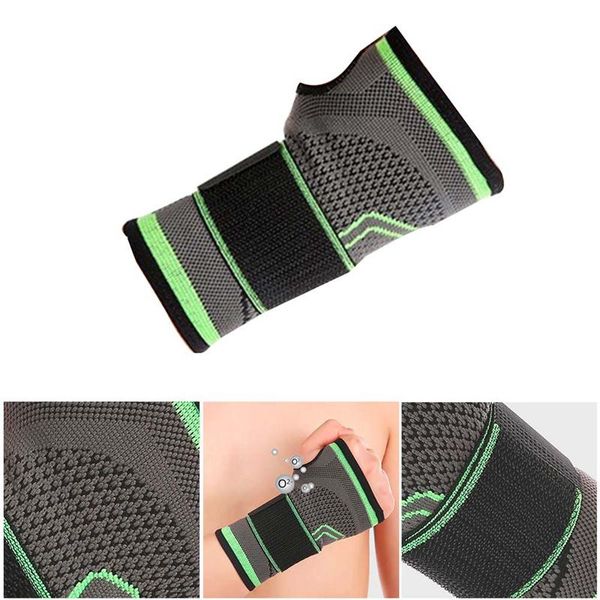 1pc practical wristband adjustable pressure wrist breathable protector thumb fracture sprained band sports protective gear support, Black;red
1pc practical wristband adjustable pressure wrist breathable protector thumb fracture sprained band sports protective gear support, Black;red